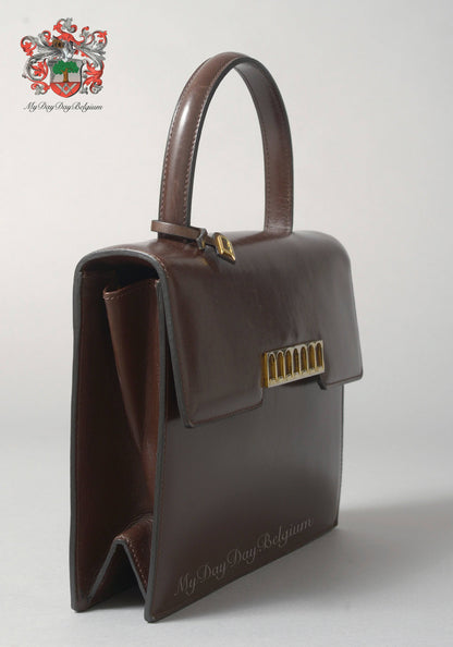 Delvaux Vintage Top Handle Handbag 1968