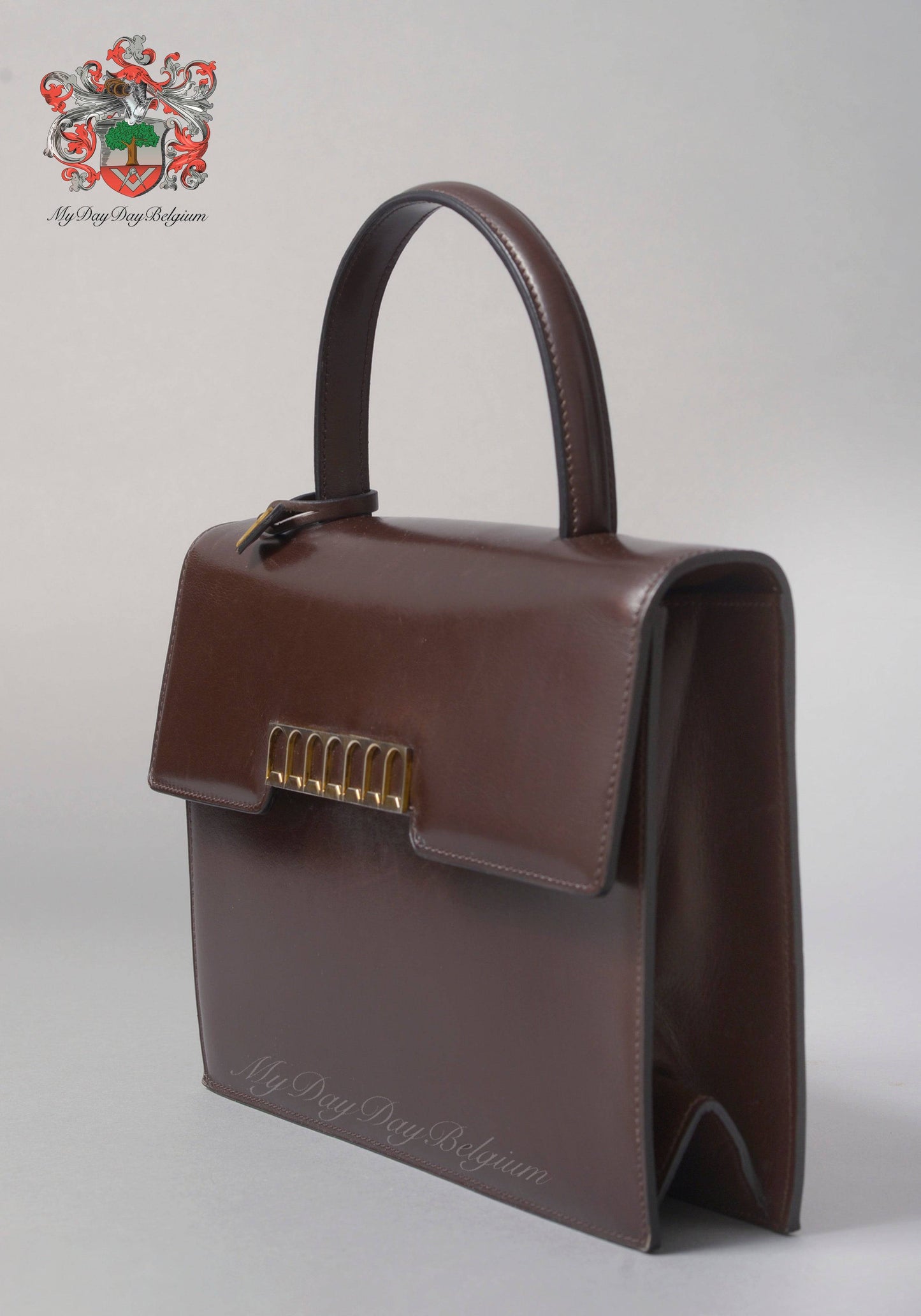 Delvaux vintage top handle handbag 1968