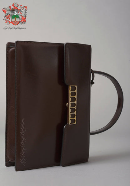 Delvaux Vintage Top Handle Handbag 1968