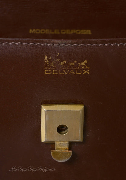 Delvaux Vintage Top Handle Handbag 1968