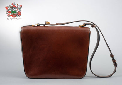 Delvaux Vintage Crossbody / Shoulder Bag Brown 1989