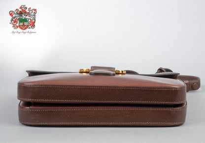Delvaux Vintage Crossbody / Shoulder Bag Brown 1989