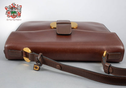 Delvaux Vintage Crossbody / Shoulder Bag Brown 1989