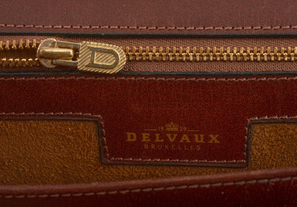 Delvaux Vintage Crossbody / Shoulder Bag Brown 1989