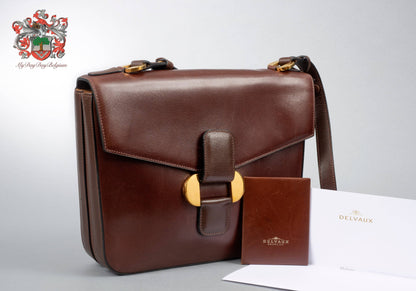 Delvaux Vintage Crossbody / Shoulder Bag Brown 1989