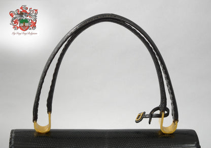 Delvaux Vintage Top Handle Black 1974