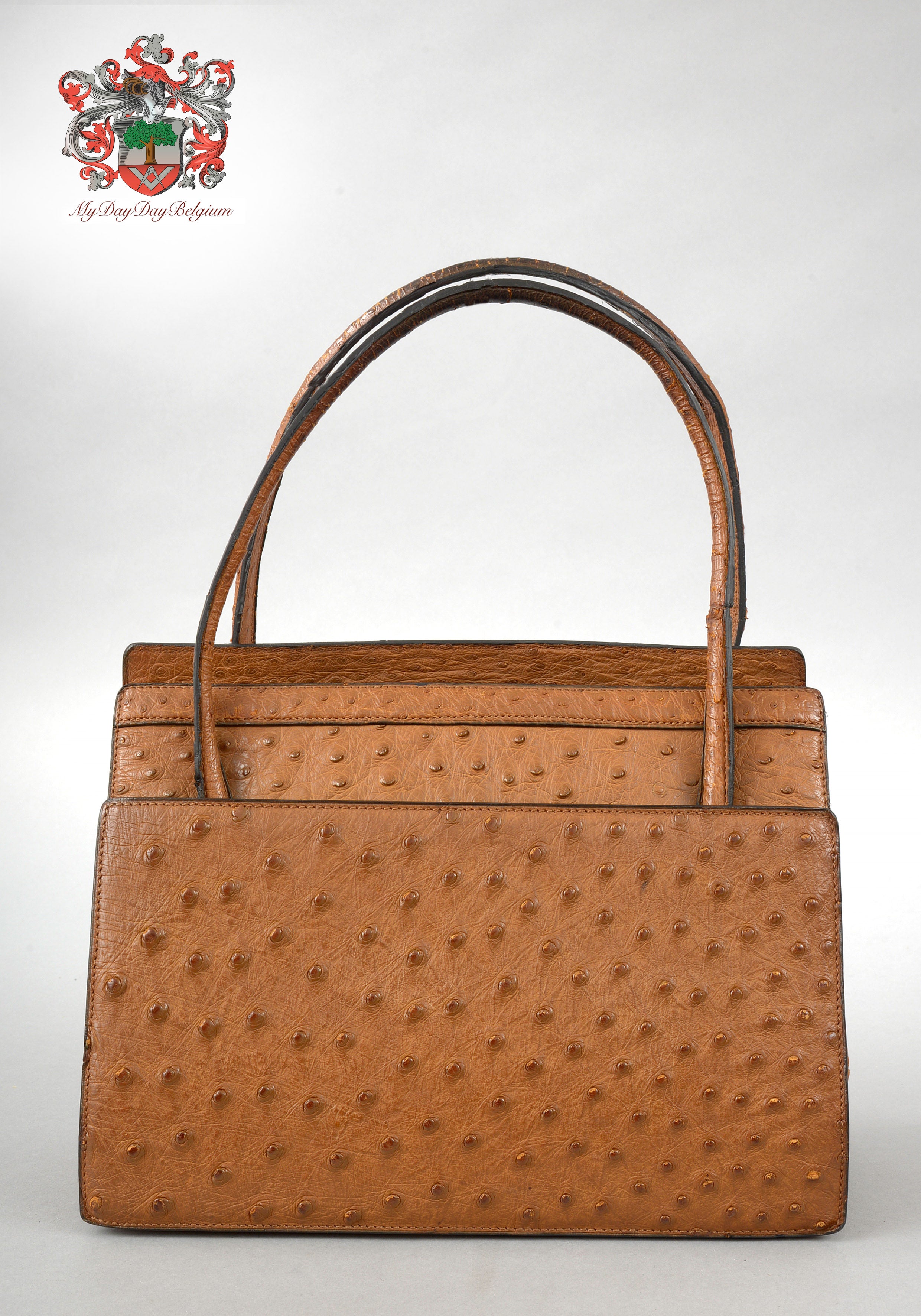 Vintage KORET Black GENUINE OSTRICH LEATHER Handbag Purse RED INNER Gold  1930's | eBay