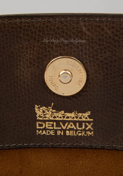 Delvaux Vintage Crossbody / Shoulder Bag Taupe 1983