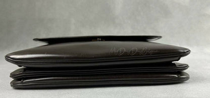 Delvaux vintage top handle bag brown 1977
